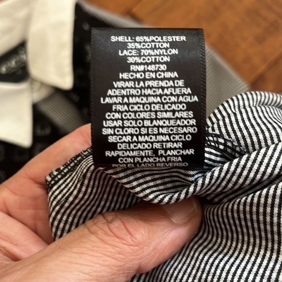 Eci New York black lace button up shirt - Picture 7 of 13